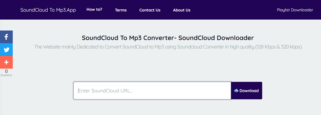 SoundCloud to Mp3.app