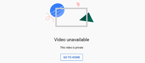 YouTube Private Video