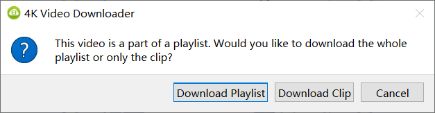 Baixar playlist com 4K Video Downloader